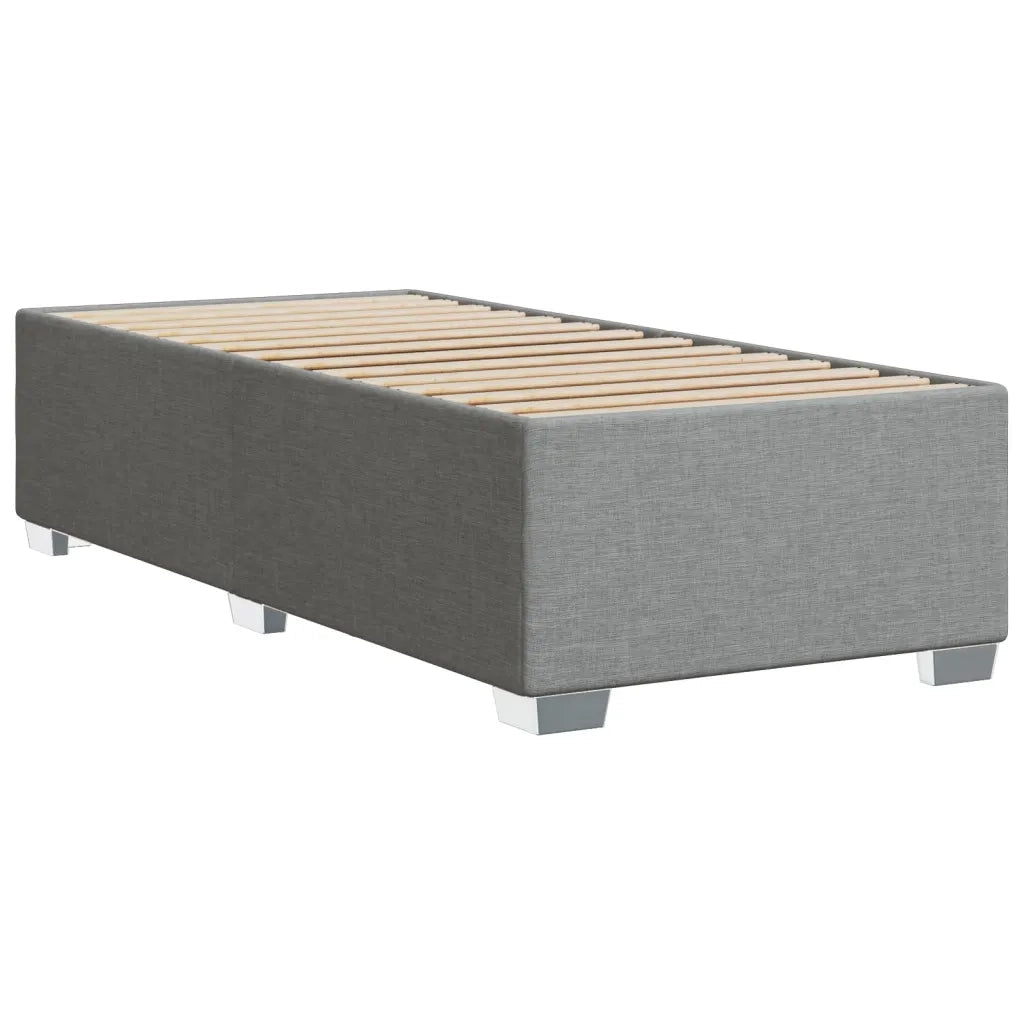 Giroletto senza Materasso Grigio Chiaro 90x190 cm Tessuto 3284436