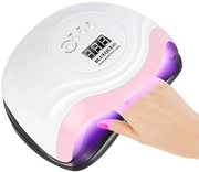 Lampada per unghie LED/UV - 120 W - 4 timer - Secchezza rapida - Infrarosso in induzione - Adatta per smalti e vernici per unghie - Lampada per smalti per unghie