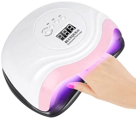 Lampada per unghie LED/UV - 120 W - 4 timer - Secchezza rapida - Infrarosso in induzione - Adatta per smalti e vernici per unghie - Lampada per smalti per unghie