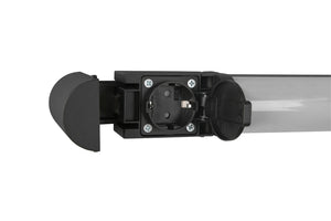 Applique da Interno a LED SMD in Tessuto Nero Opaco