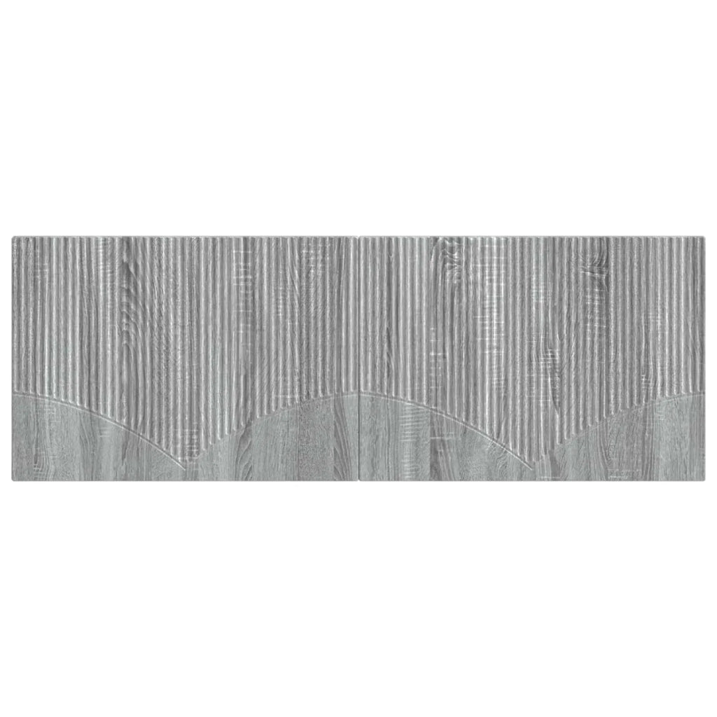 Testiera da Muro HOORN Sonoma grigio Legno ingegnerizzato 897401