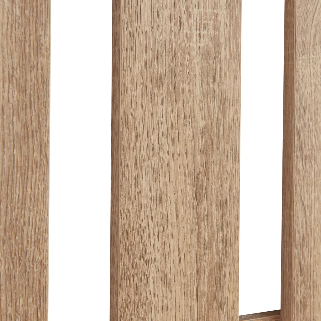 Appendiabiti da parete di design per mobili da ingresso 80 x 60 x 3 cm effetto rovere 03_0010378