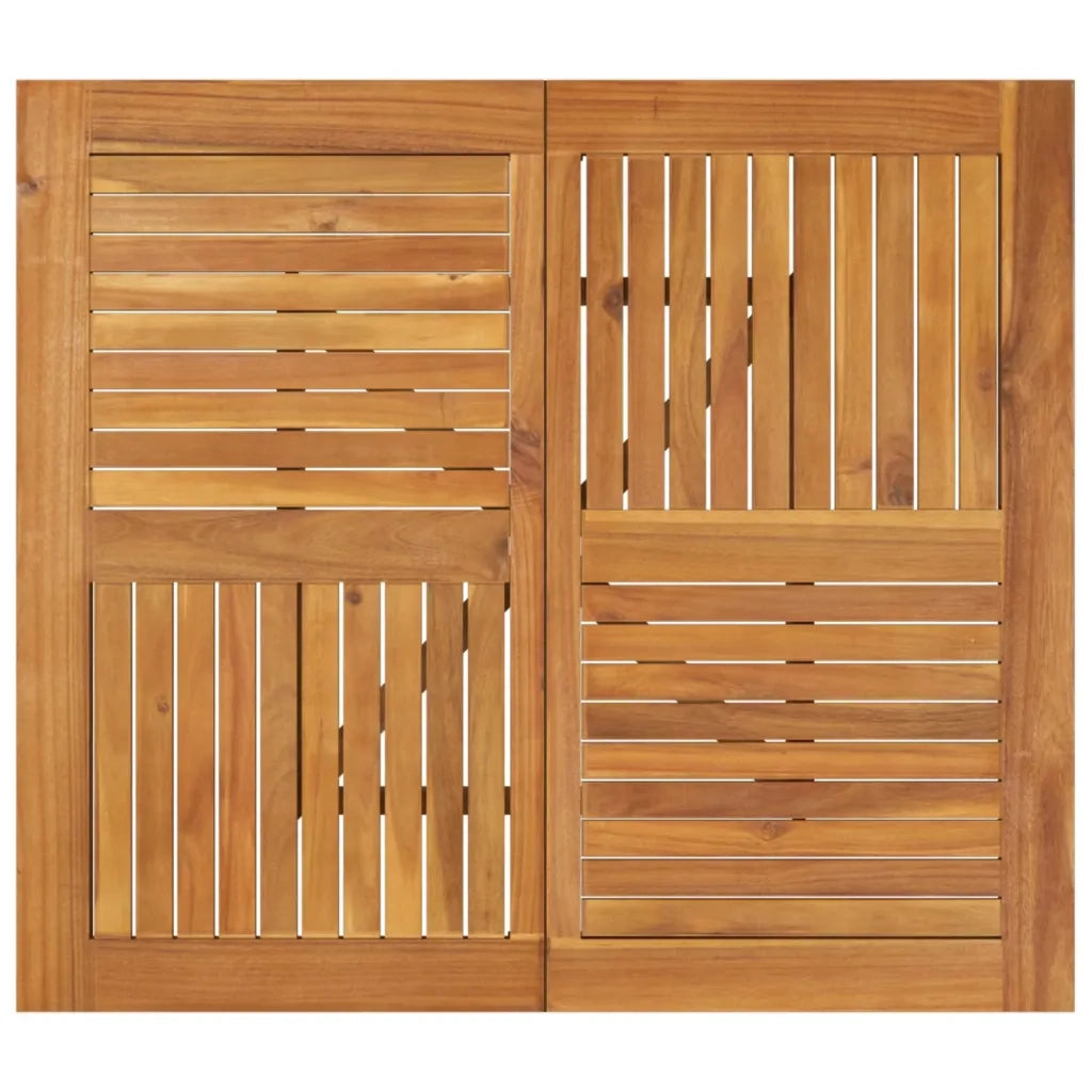 Tavolo da Giardino 85x85x75 cm Legno Massello di Acacia 363304