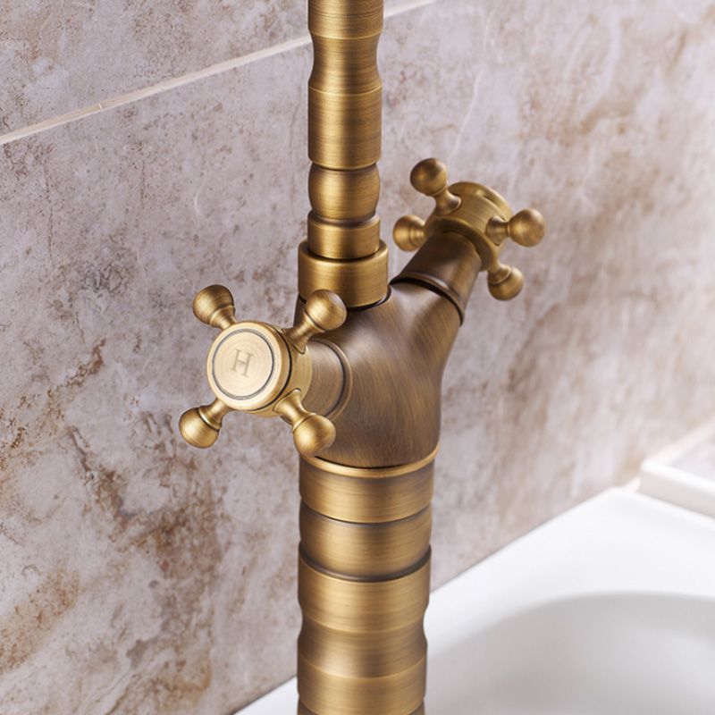 Rubinetto Da Cucina / Da Bagno Rea Rustico Antique Gold