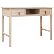 Scrivania Naturale 110x45x76 cm in Legno