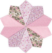 Zakdoeki per donne, di cotone puro, rosa, stoffe da utilizzo quotidiano, 5/10 pezzi, 36 x 36 cm