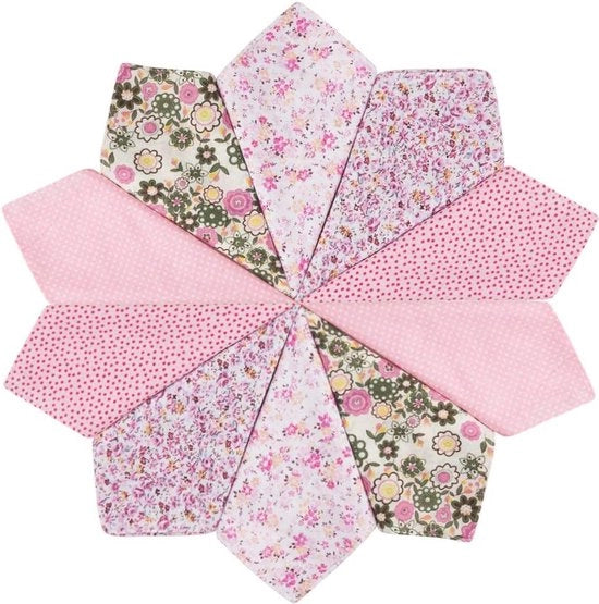 Zakdoeki per donne, di cotone puro, rosa, stoffe da utilizzo quotidiano, 5/10 pezzi, 36 x 36 cm