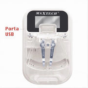 Trade Shop - Caricabatteria Universale Caricatore Lcd Usb Per Cellulare Fotocamera Maxtech Cal-on001 -