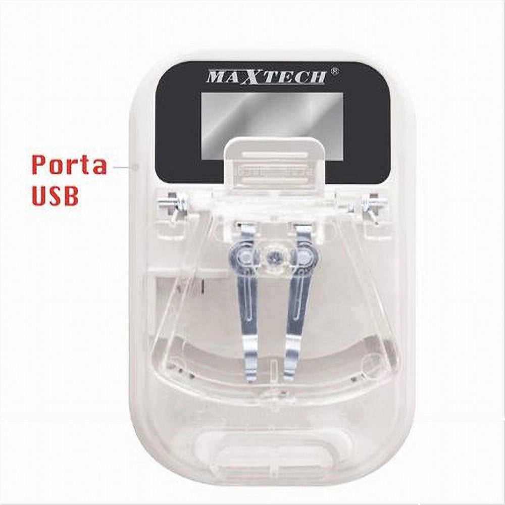 Trade Shop - Caricabatteria Universale Caricatore Lcd Usb Per Cellulare Fotocamera Maxtech Cal-on001 -
