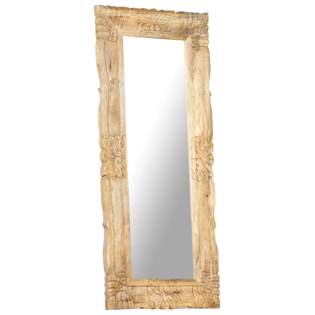 Specchio 110x50 cm in Legno Massello di Mango cod mxl 51300