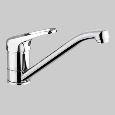 MONOCOMANDO LAVELLO CUCINA M1 CANNA BASSA GIREVOLE  Cromo     MAMOLI