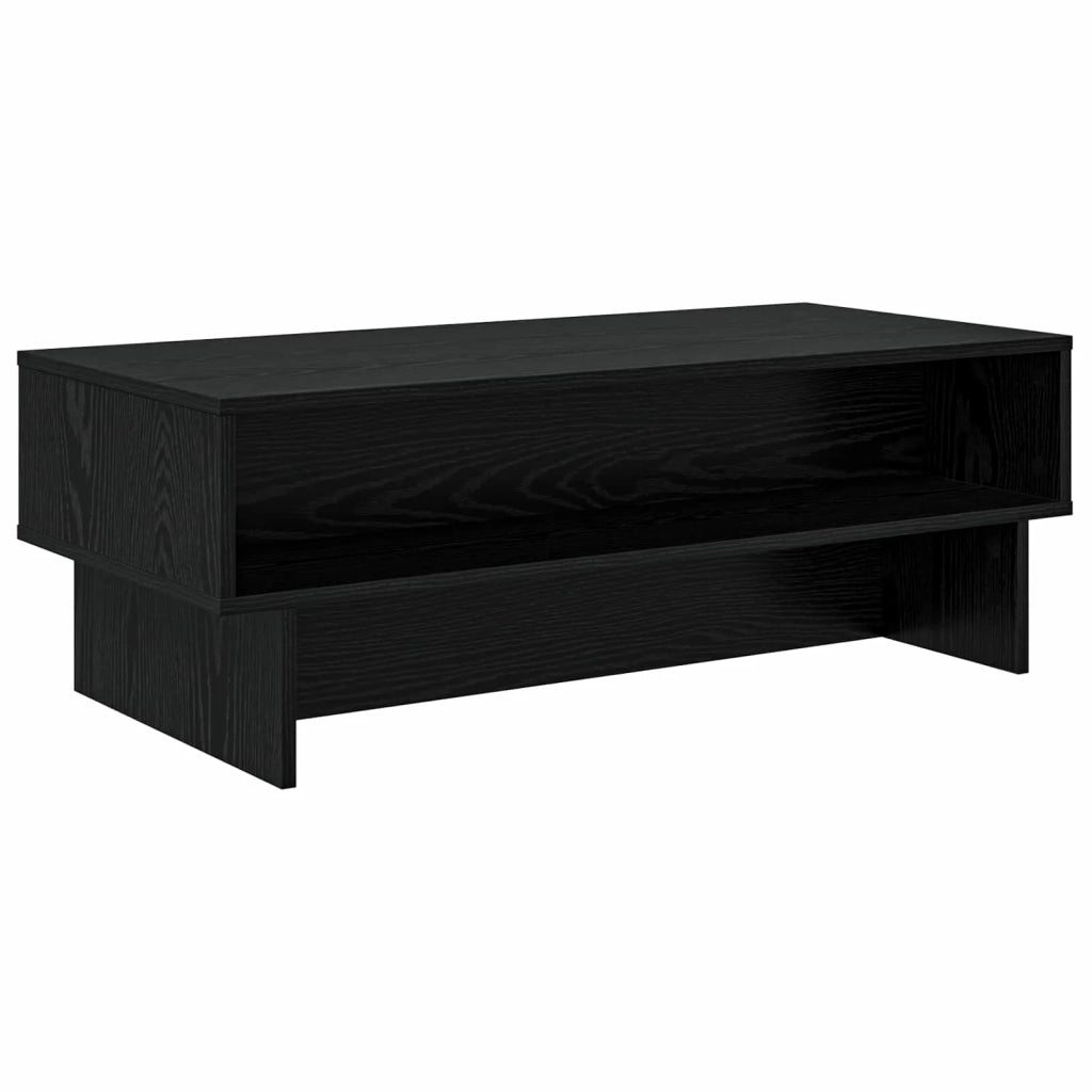 Tavolino da salotto Rovere Nero 100 x 46 x 35 cm