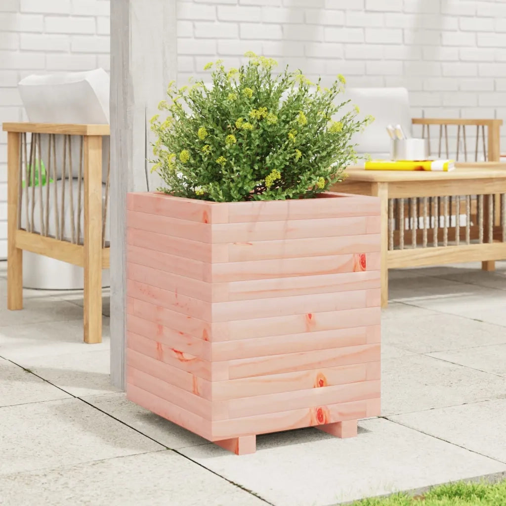 Fioriera da Giardino-Vaso da Esterno 40x40x49,5 cm in Legno Massello di Douglas
