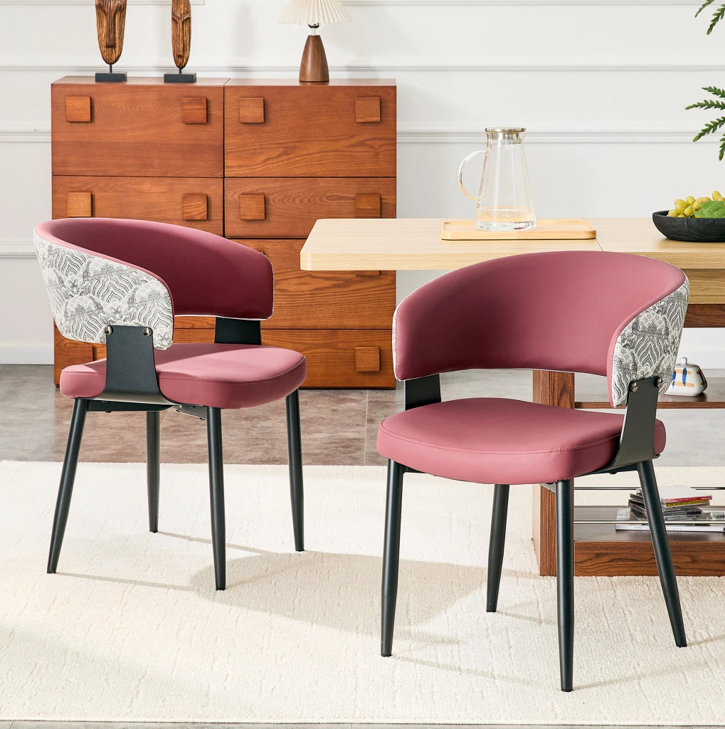 Sedia 96x59.5x40 cm con braccioli; schienale ergonomico in PU rosso