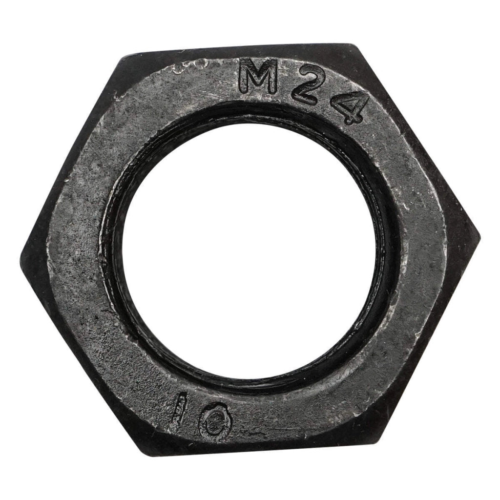 Dado esagonale nero DIN 934 M24x2 G10 25 pz/conf