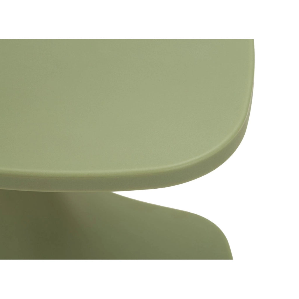 Tavolino VKH1093, Verde, Plastica, 42x42x52 cm