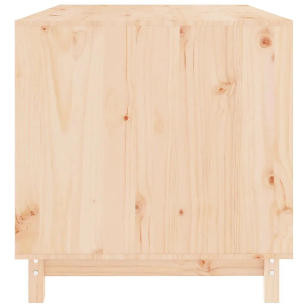 Cuccia per cani 100 x 70 x 72 cm in legno di pino massiccio marrone 02_0043434