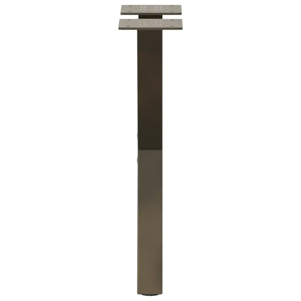 Gambe per Tavolino da CaffÃ¨ a Forma di X 2 pz Acciaio Naturale 28x(42-43) cm Acciaio