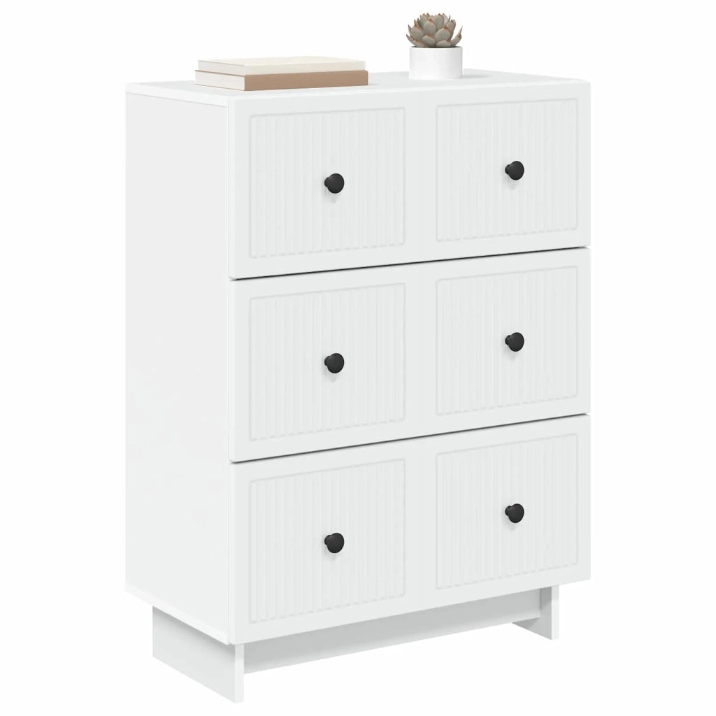 Mobile con Cassetti Bianco 66 x 34,5 x 90 cm 893915