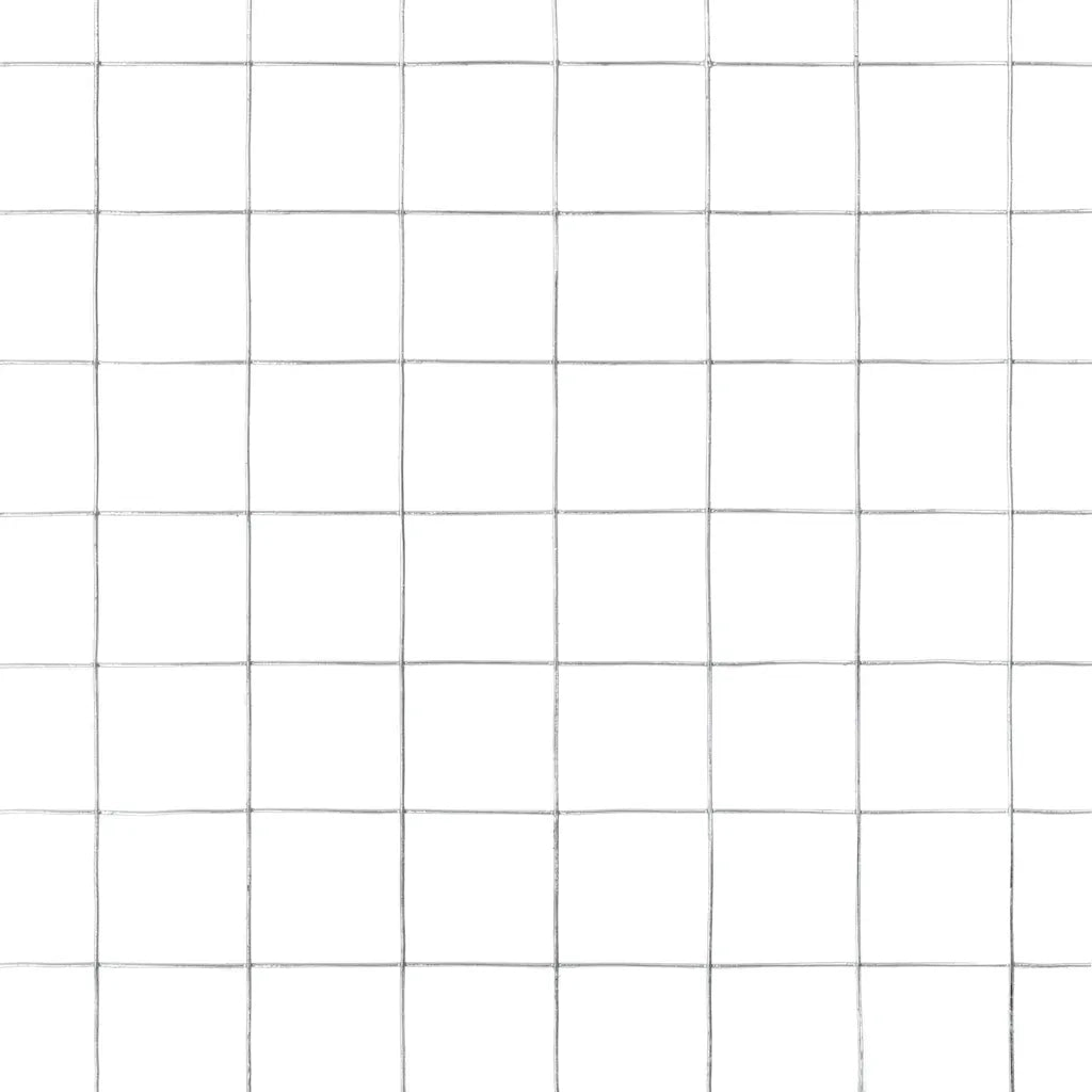 Recinzione in Rete per Pollaio Acciaio Zincato 10x0,5 m Argento 143609