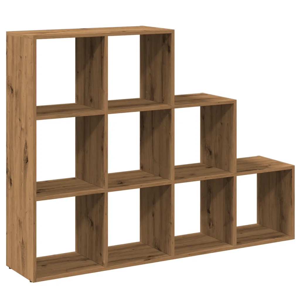 vidaXL Libreria a 3 Ripiani Rovere 137,5x29x103,5 cm in Truciolato