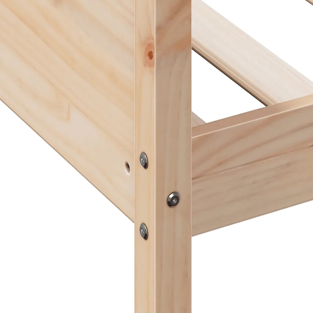 Dormeuse senza Materasso 90x200 cm in Legno Massello di Pino 842830