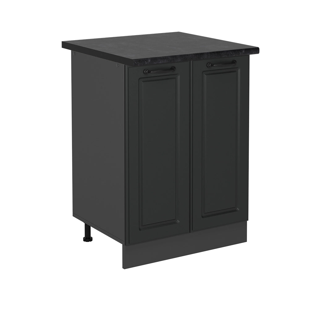 Vicco Mobiletto base cucina Antracite casa di campagna 60 cm , PL Antracite