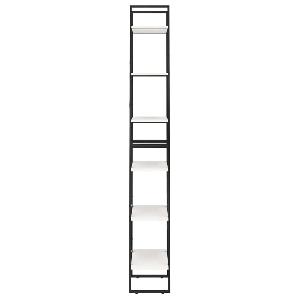Scaffale portaoggetti 60 x 30 x 210 cm in legno massello di pino bianco 02_0000627