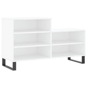 Scarpiera mobile contenitore per scarpe mobile per ingresso/corridoio/soggiorno 102 x 36 x 60 cm legno ingegnerizzato bianco 02_0021428
