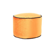 Pouf in velluto Taj Mahal color Bronzo