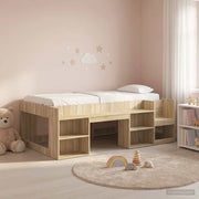 Struttura per Letto per Bambini con Ripostiglio Rovere Sonoma 3422637