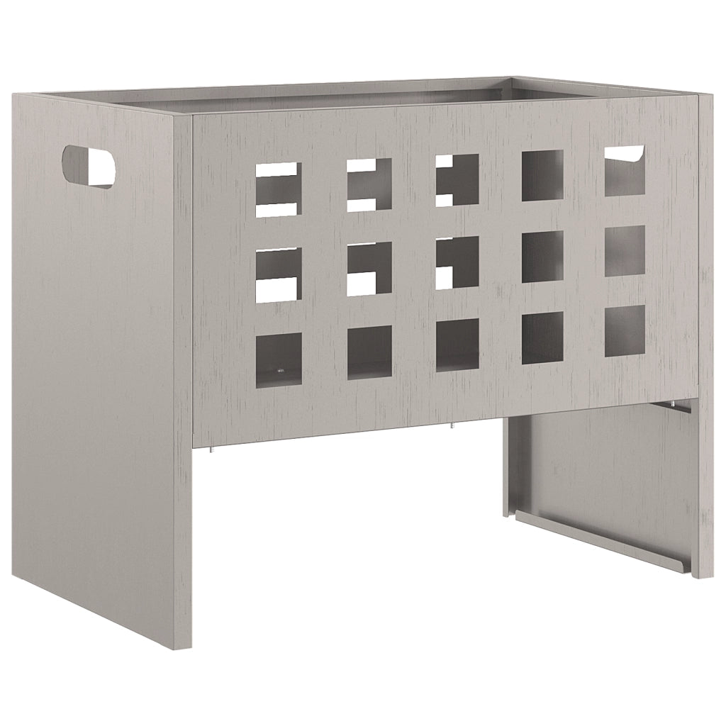 Punto focale  rettangolare 50x30x40 cm in acciaio resistente alle intemperie