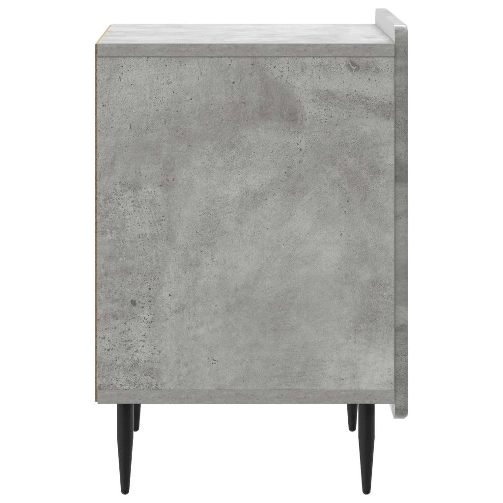 Armadio da Notte 2 pcs Grigio Cemento 43 x 34,5 x 52 cm 894342