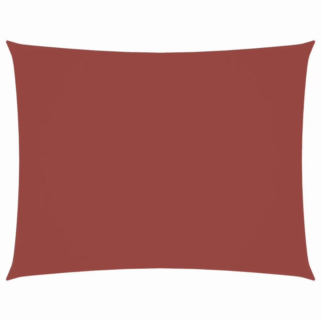 Parasole a Vela Oxford Rettangolare 2x4 m Terracotta  cod mxl 25255