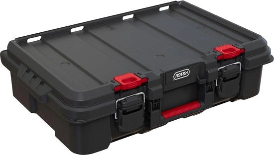 Cassetto di stoccaggio per attrezzi elettrici, pesante, a stack e roll con ruote.