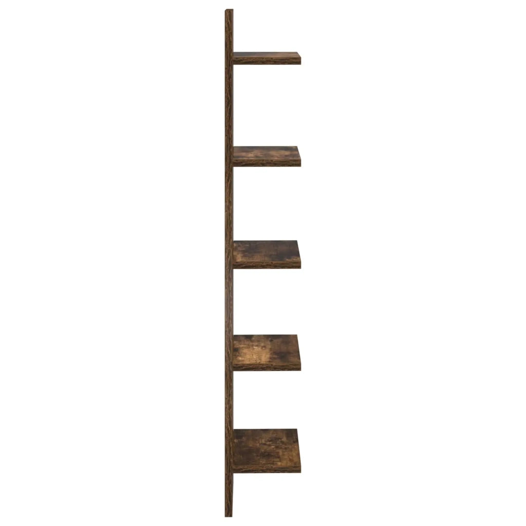 Scaffale da parete 2 pz Rovere Fumo 22 x 15 x 100 cm 8012429
