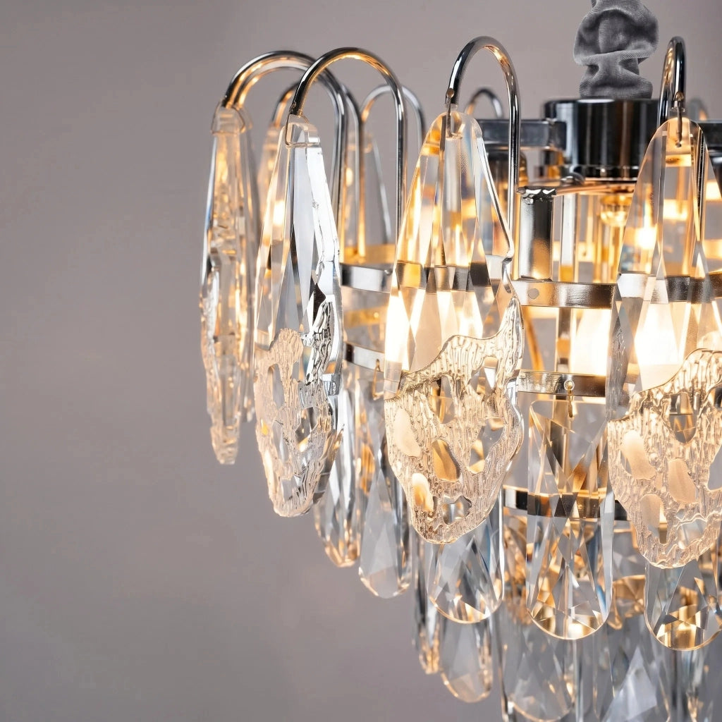 Lampada A Sospensione In Cristallo Swe079-cp 50cm Chrom