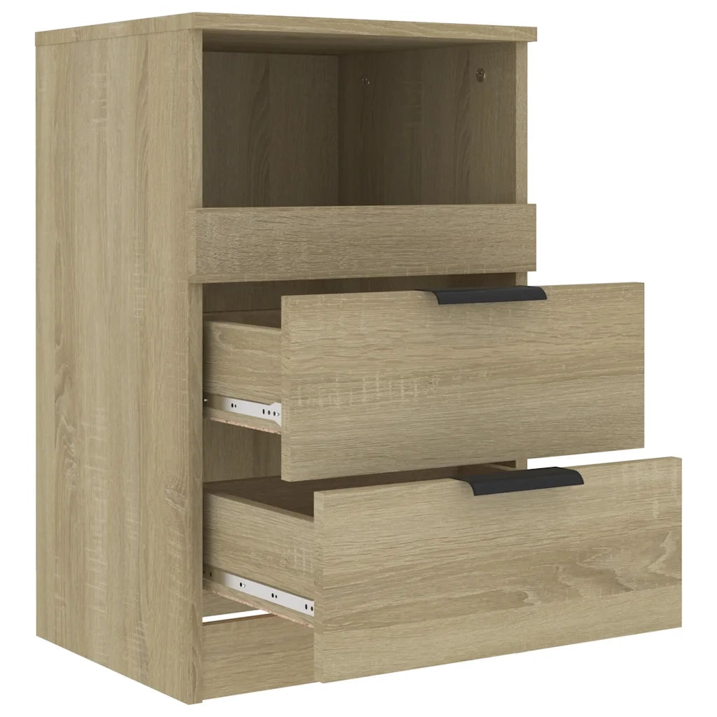 Comodino | Armadio da Notte | Mobiletto da notte Rovere Sonoma in Legno Multistrato