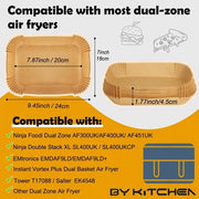 200 pezzi di carta da forno per Airfryer, accessori per Airfryer compatibili con AF300EU/AF400EUCP/AF500EU, carta da forno per Airfryer da 9,5L/9L