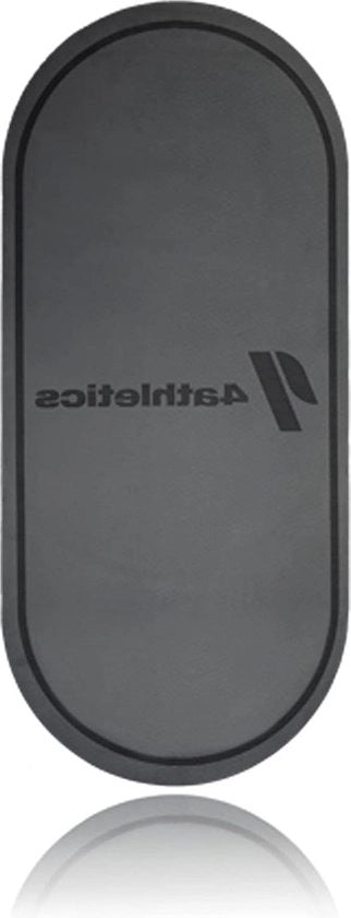 Mat per Salti con Fune e Yoga - Mat con Superficie Antiscivolo - 8 mm di Spessore - Mat per Allenamento - Grigio con Cinturino di Trasporto - 139 x 62 cm
