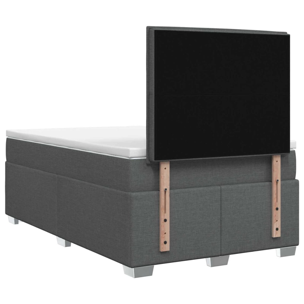 Letto box spring con materasso Grigio Scuro 120 x 190 cm 3453354