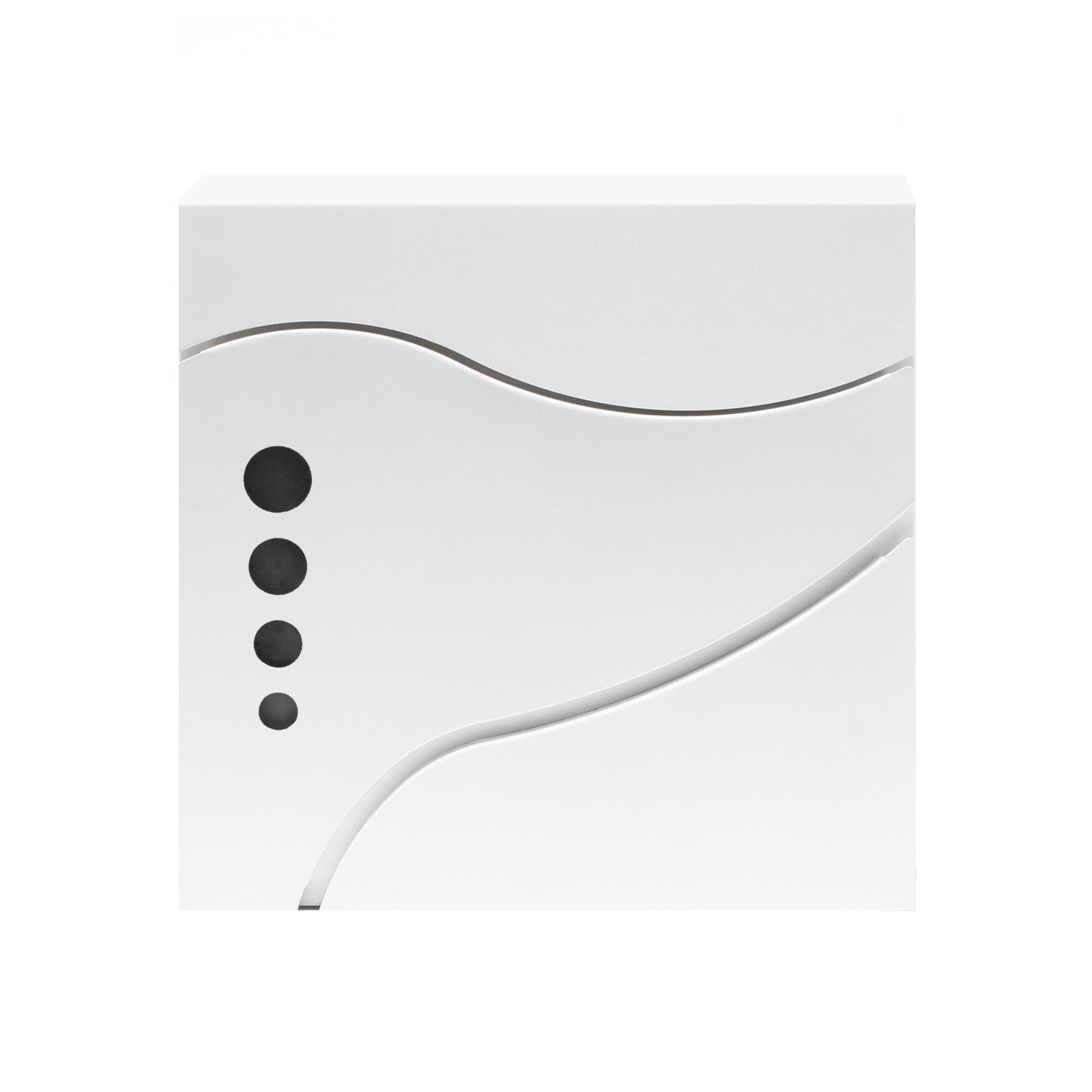 Cassetta postale con vano portagiornale V31 bianco 370 x 105 x 370 mm