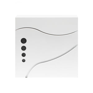 Cassetta postale con vano portagiornale V31 bianco 370 x 105 x 370 mm