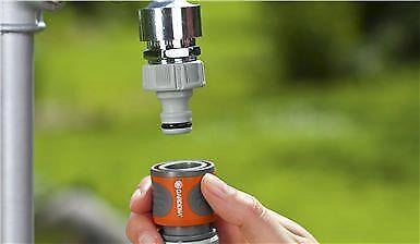 Gardena 18298-20 raccordo e adattatore per tubo Connettore per pistola/ irrigatore Plastica Grigio, Arancione 5 pz