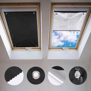 Veli per Velux GGL S06 e 606 - Tende termo-isolanti per finestra - Tende per finestra con chiusura a vite - Utilizzate nella camera da letto e nell'ufficio tende per finestre con chiusura a vite 606-96 x 93 cm