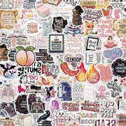 150 Stuks Sticker Set per Lettori di Libri Romantici - Stickers in Vinile Idrorepellente per Laptop, Lettore di E-Book, Giornale - Regali per Lettori di Libri - Materiale per Scrapbook e Studenti