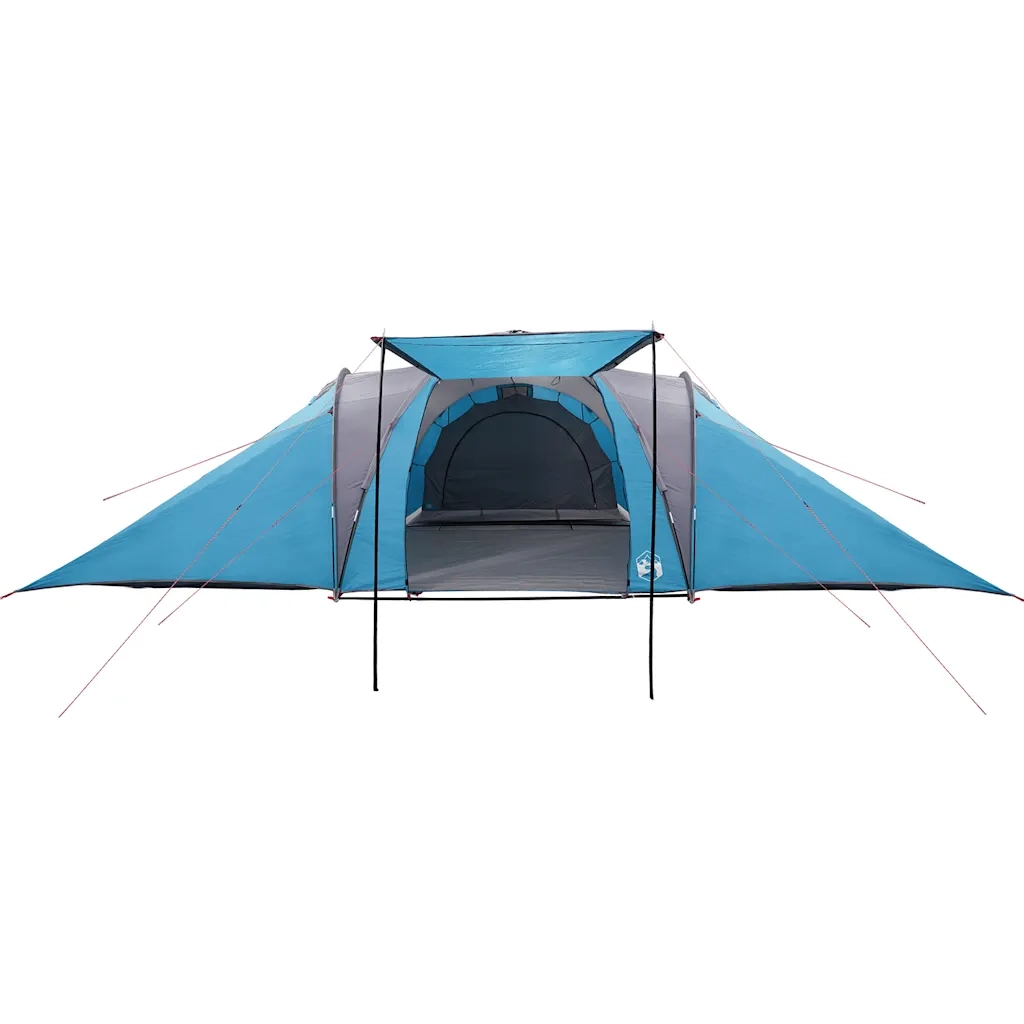 vidaXL Tenda da Campeggio a Cupola per 4 Persone Blu Impermeabile