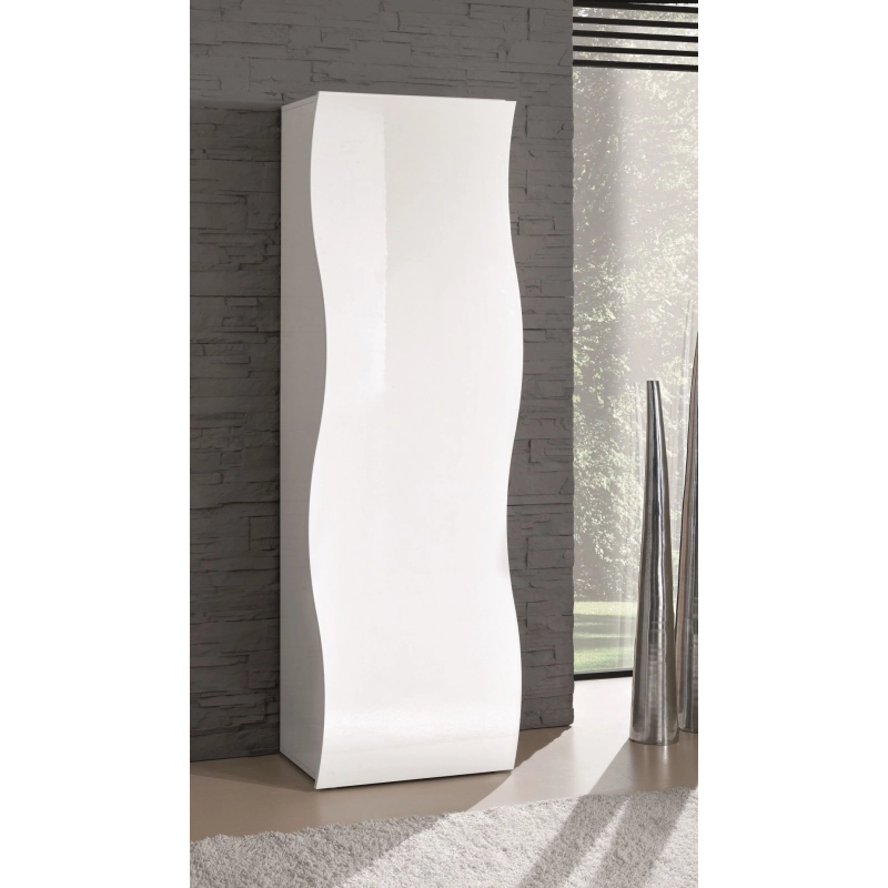 Armadio Onda 1 Anta – 63x187,2x40 – Bianco Lucido