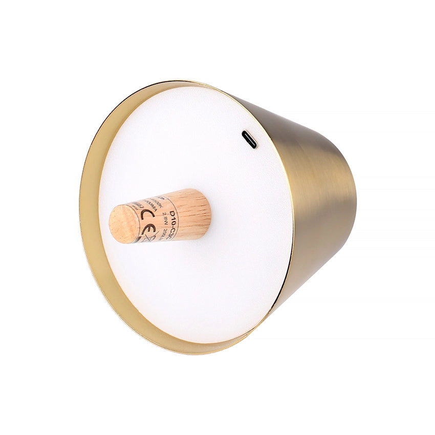 INNOVATIVA LAMPADA LED DA TAVOLO PORTATILE CON TAPPO PER BOTTIGLIA E CONTROLLO TOUCH - ILLUMINAZIONE VERSATILE CON TEMPERATURA COLORE REGOLABILE