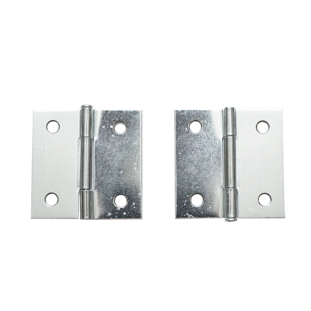 Set di 2 cerniere invisibili naturali – 50 × 50,5 mm con viti